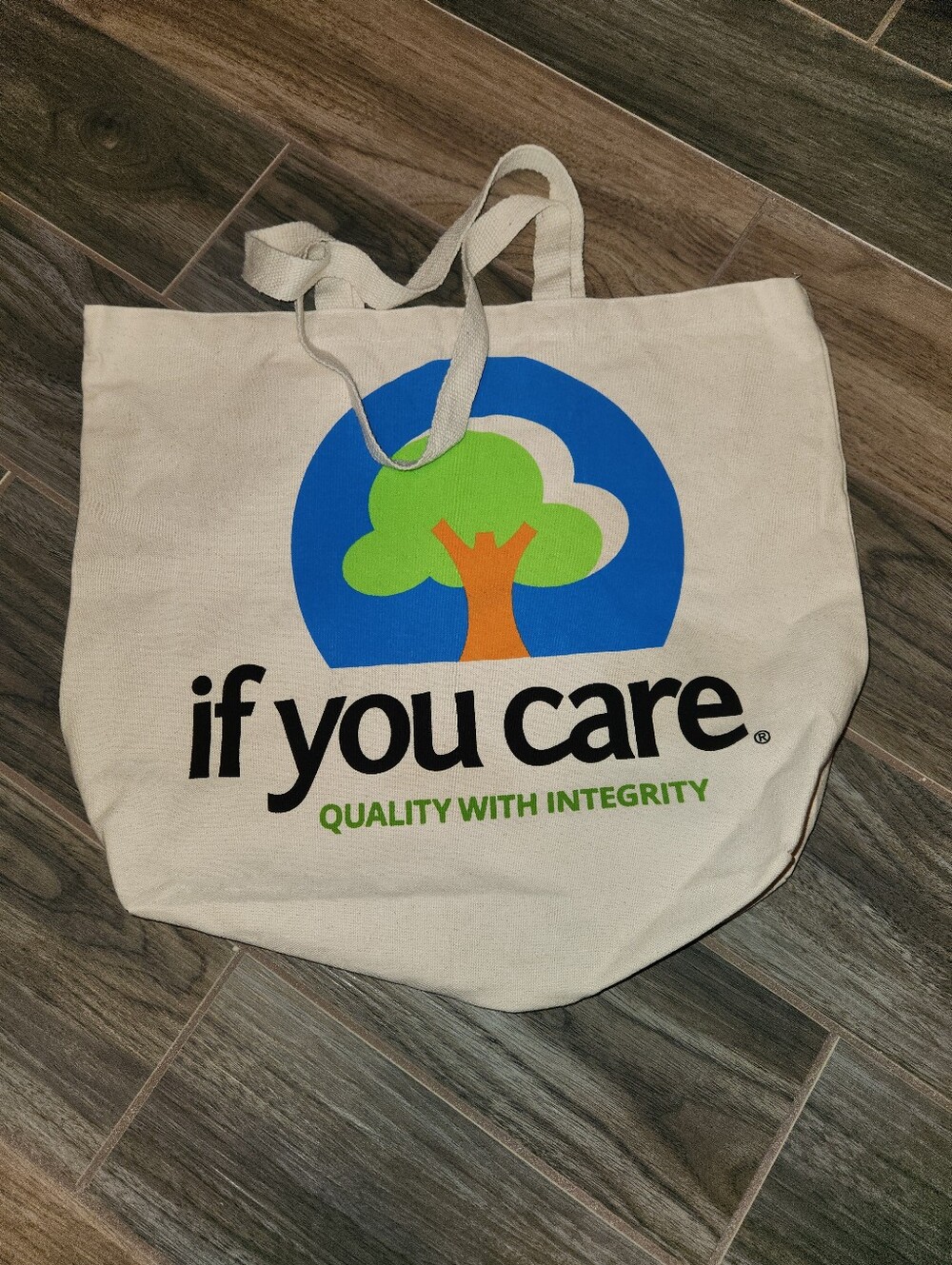 If You Care Reusable Canvas Tote